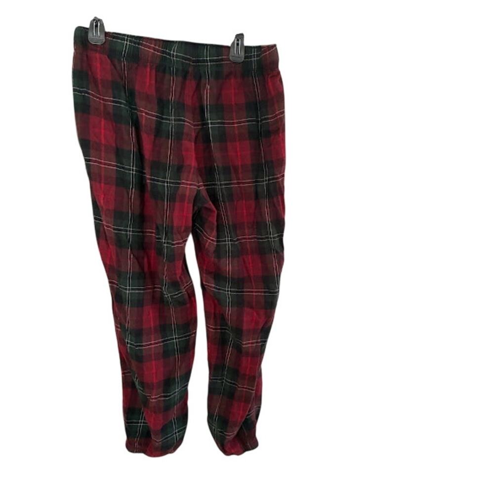 Abercrombie Fitch Mens Sleep Pants L Plaid Y2K Flannel Lounge Pajamas Preppy